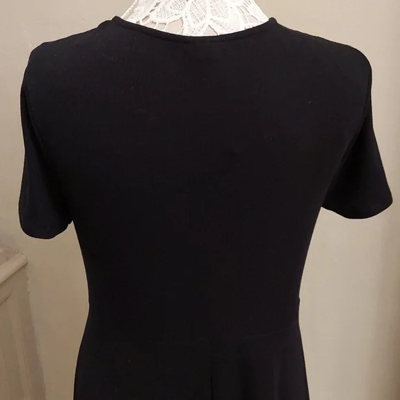 TORRID Mini Rib Knit Twister Front Skater Pullover Dress L - Picture 9 of 13